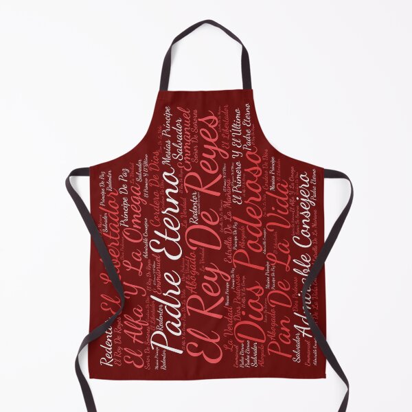 Item preview, Names Jesus 8 Spanish Scripture Art Vertical Burgundy designed and sold by NombresDeJesus.