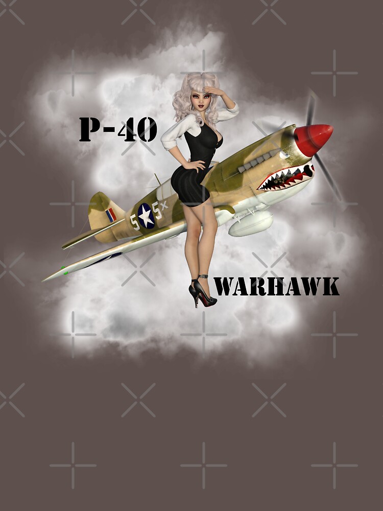 P-40 Pin Up Art by Gypsykiss