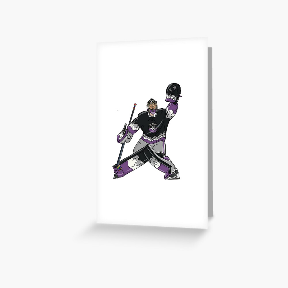 31 Hockey Goalie Drawing Greeting Card for Sale by SolomonDesigns
