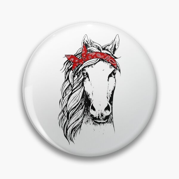 Artikelvorschau, Reiten Pferd Bandana Pferdeliebhaber entworfen und verkauft von Rosalind Blick.