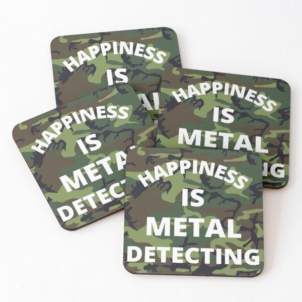Item preview, happiness is metal detecting , detectorist treasure hunter designed and sold by kawrdesigns.