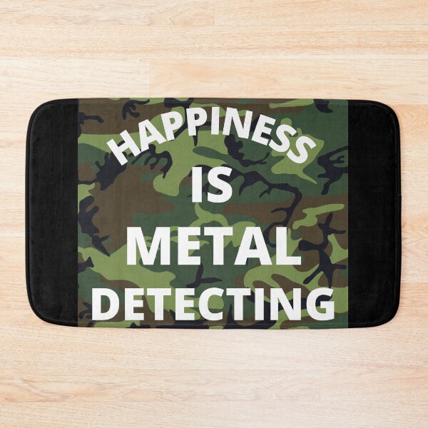 Item preview, happiness is metal detecting , detectorist treasure hunter designed and sold by kawrdesigns.