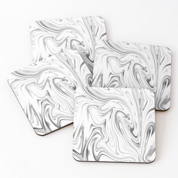 Item preview, Dark Swirl in Misty White designed and sold by Swirlify Apparel.