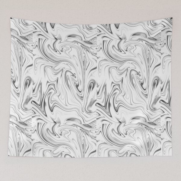 Item preview, Remolino oscuro en blanco brumoso designed and sold by Swirlify Apparel.