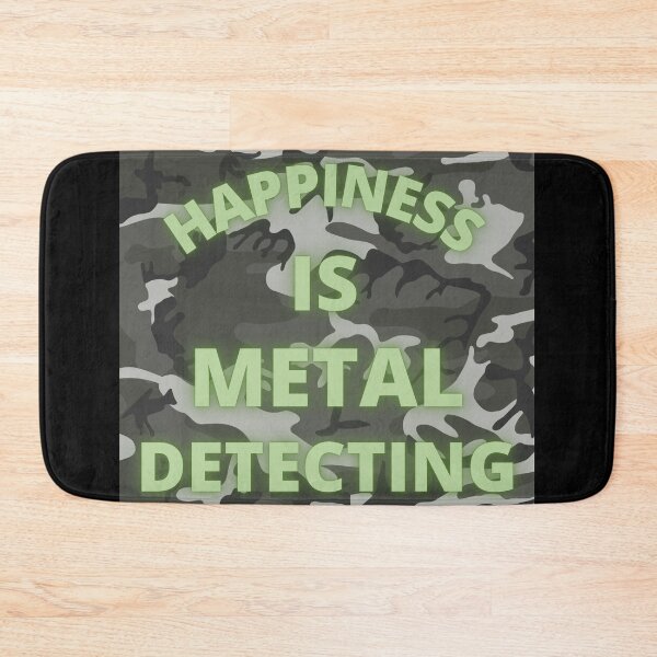 Item preview, happiness is metal detecting , detectorist treasure hunter designed and sold by kawrdesigns.