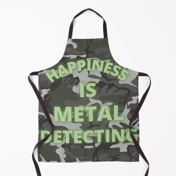 Item preview, happiness is metal detecting , detectorist treasure hunter designed and sold by kawrdesigns.