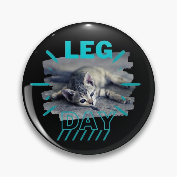 Item preview, LEG DAY CAT || FITNESS ADDICTED || WORKOUT DAY  designed and sold by RominaMD.