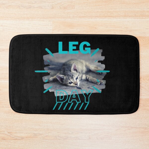 Item preview, LEG DAY CAT || FITNESS ADDICTED || WORKOUT DAY  designed and sold by RominaMD.