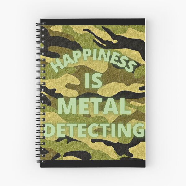 Item preview, happiness is metal detecting , detectorist treasure hunter designed and sold by kawrdesigns.