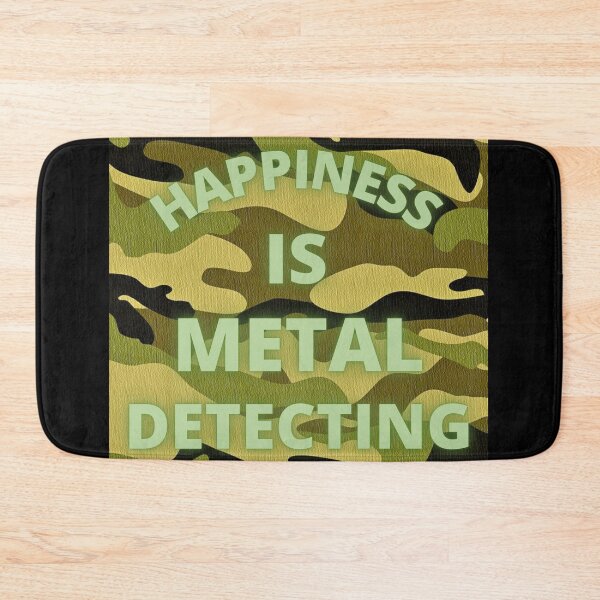 Item preview, happiness is metal detecting , detectorist treasure hunter designed and sold by kawrdesigns.