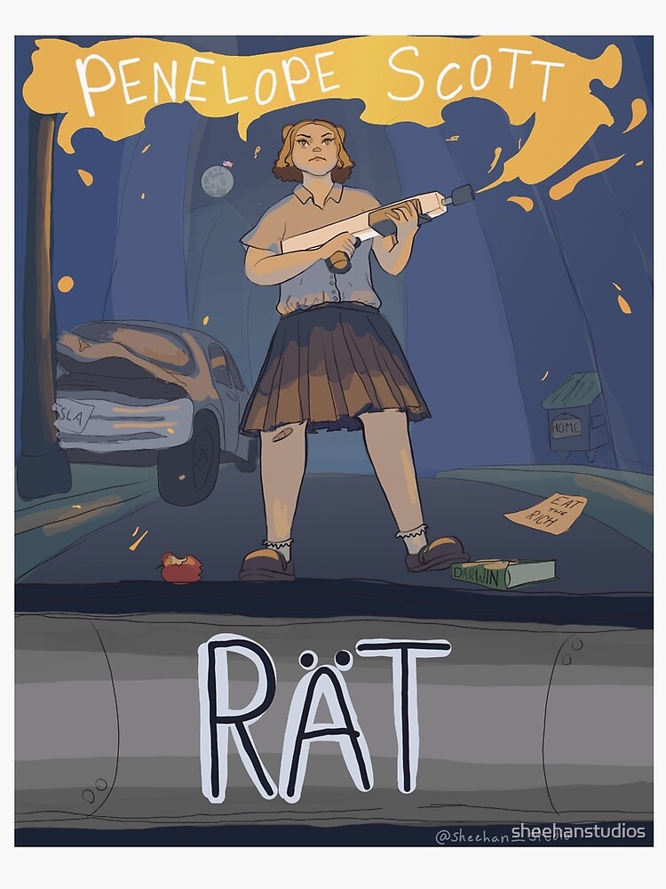 "Penelope Scott Rat Fanart Poster - Elon Musk Parody - Spotify Bandcamp ...