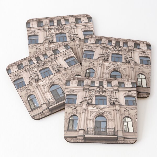 Item preview, Pink facade with lions designed and sold by alinamiryuk.