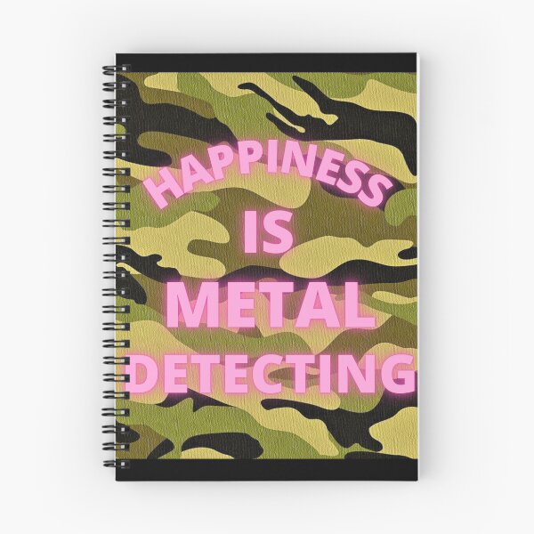 Item preview, happiness is metal detecting , detectorist treasure hunter designed and sold by kawrdesigns.