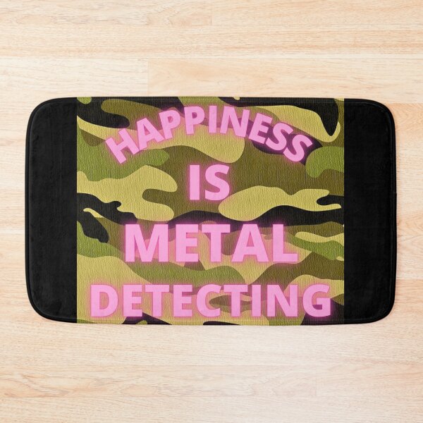Item preview, happiness is metal detecting , detectorist treasure hunter designed and sold by kawrdesigns.