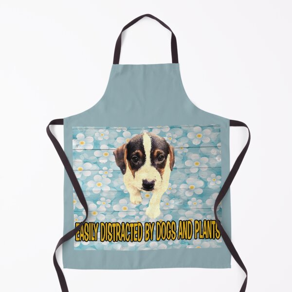 Item preview, easily distracted by dogs and plants nature pets designed and sold by toastygoat.