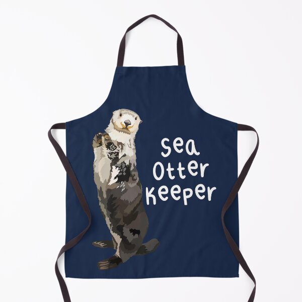 Item preview, S is for Sea Otter Keeper,Sea Otter Keeper Design – Dedicated Care and Conservation of Marine Mammals Artwork designed and sold by PrettylittlepastelUk.