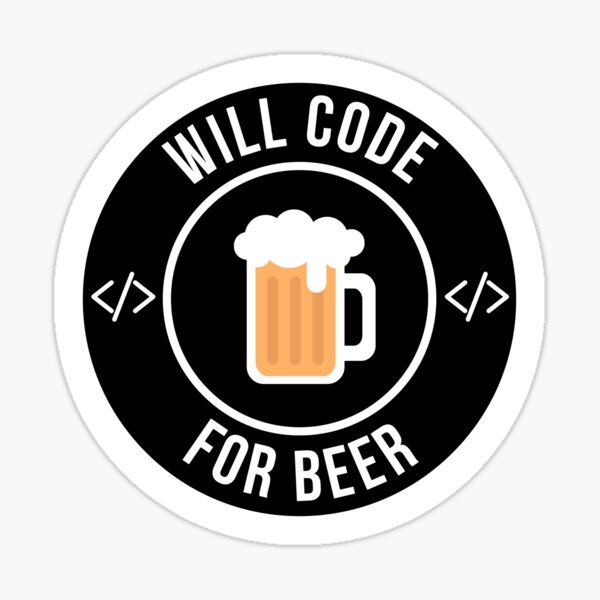 Beer Stickers, Redbubble