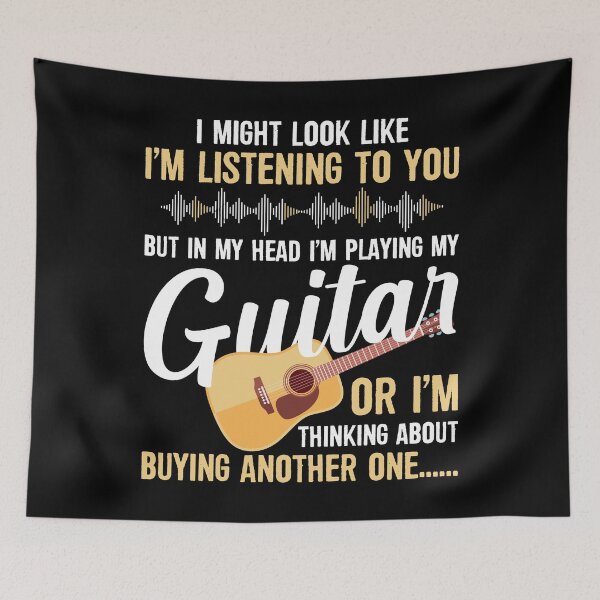 Item preview, In My Head I'm Playing My Guitar Shirts designed and sold by TeesHunt21.