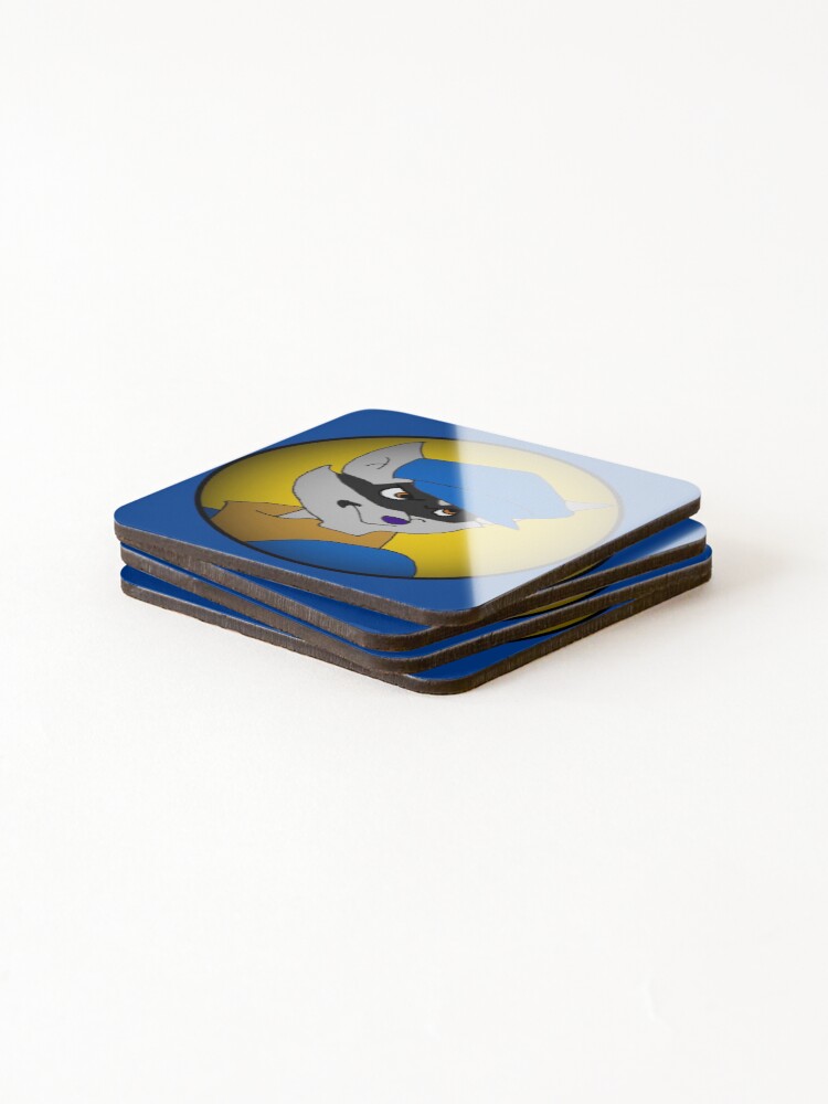 Thumbnail 4 of 5, Coasters (Set of 4), Sly Cooper designed and sold by RudderbuttCos.