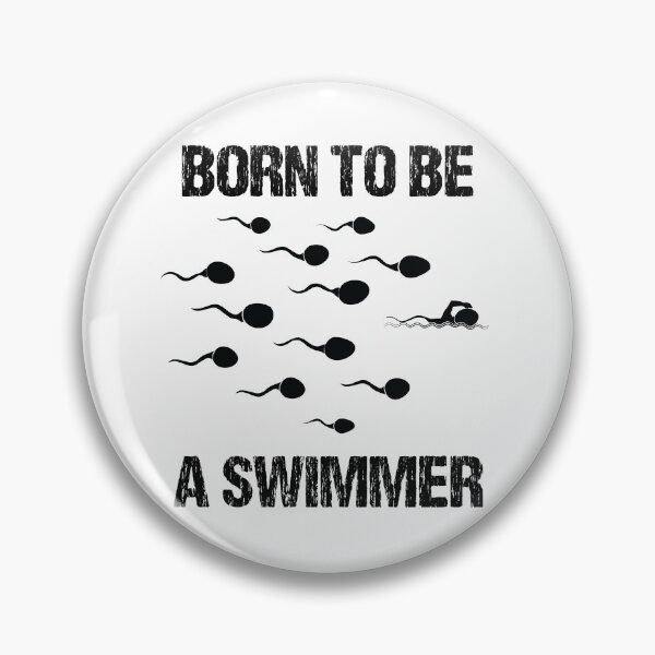 Item preview, Born to Be a Swimmer Funny designed and sold by TravelScientist.
