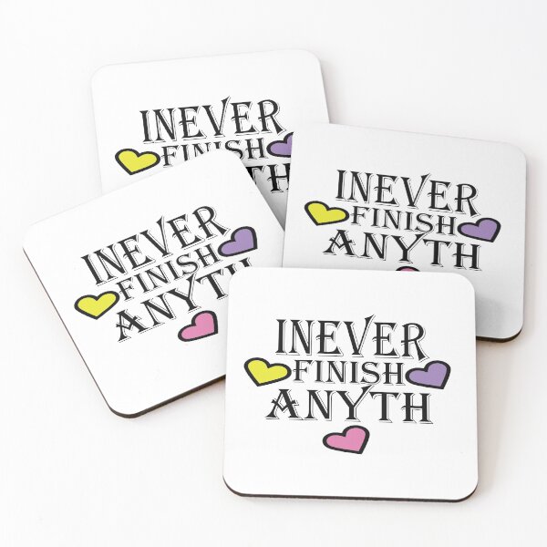 Item preview, Copy of I Never Finish Anything designed and sold by AMZIL-ZA.