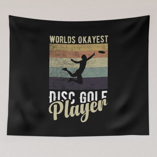 Item preview, Worlds Okayest Disc Golf Player  / Funny Frisbee Player Gift / Discgolf Gifts / Golfer,Discs / Birthday Gift Idea Vintage Retro Design designed and sold by Chamssou.