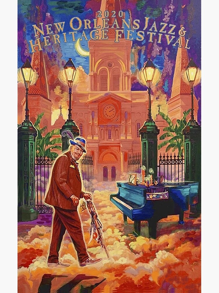 "New Orleans Jazz Heritage Festival Poster" Poster for Sale by
