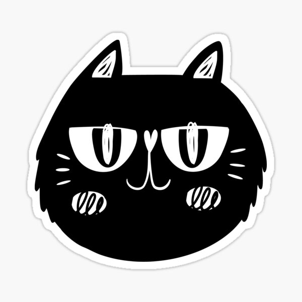 copy-of-cute-smiling-cat-face-cute-black-cat-face-sticker-for-sale