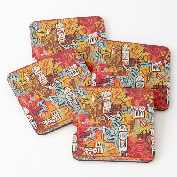 Item preview, Curtain for act III of Le Coq d'Or - Natalia Goncharova designed and sold by brushandframes.