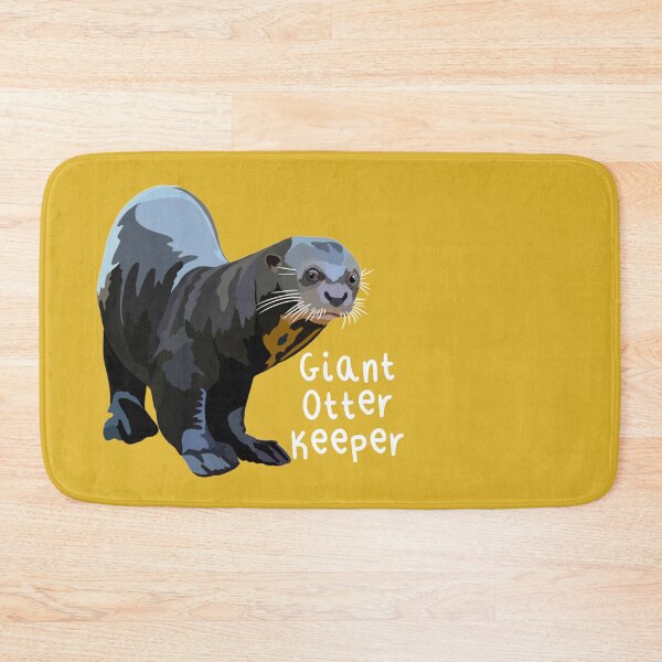 Item preview, G is for Giant Otter Keeper,Giant Otter Keeper Design – Dedicated Care and Conservation of South American Aquatic Mammals Artwork designed and sold by PrettylittlepastelUk.