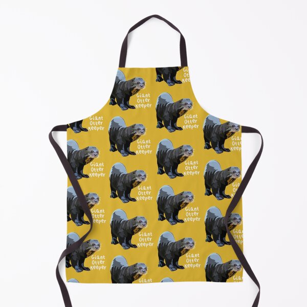 Item preview, G is for Giant Otter Keeper,Giant Otter Keeper Design – Dedicated Care and Conservation of South American Aquatic Mammals Artwork designed and sold by PrettylittlepastelUk.
