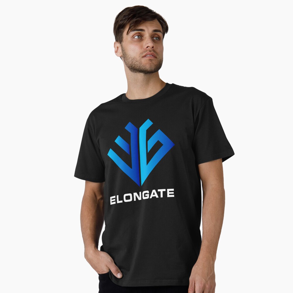 Elongate Logo Crypto Digital Market NFT Essential T-Shirt