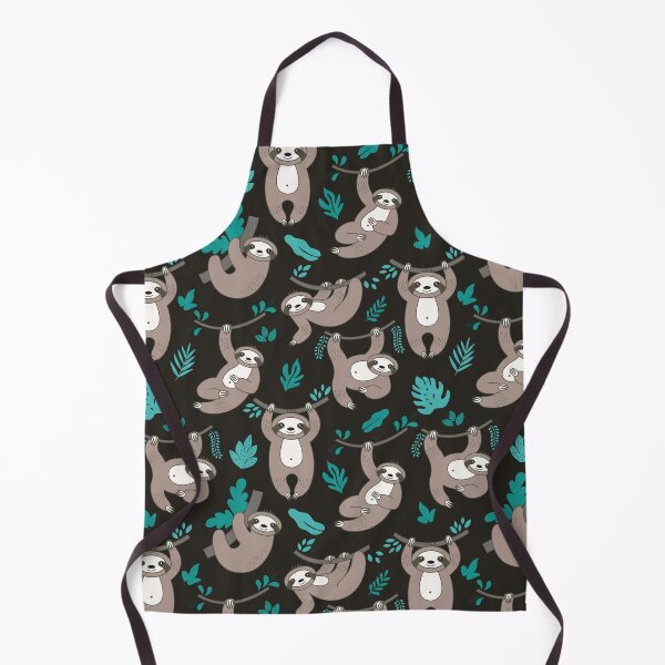 Item preview, Lazy Sloths on Black Background designed and sold by anantb.