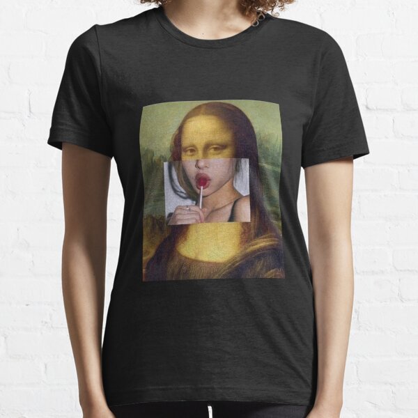 mona lisa t shirt lollipop