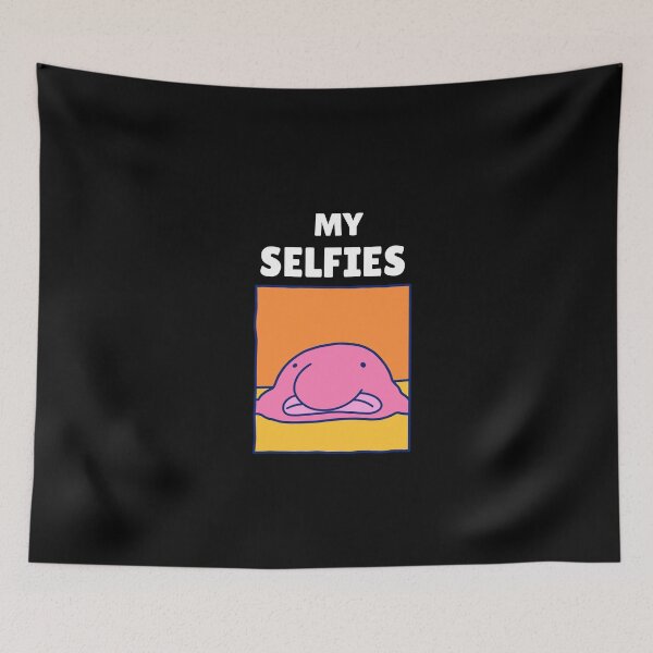 Item preview, How My selfies look like... funny blobfish meme designed and sold by GLwithUs.