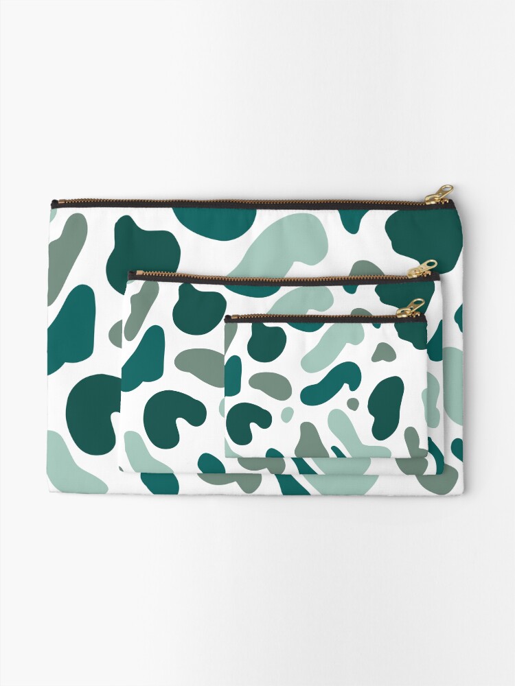 Thumbnail 2 of 4, Zipper Pouch, Army green pattern designed and sold by Fatamimosh.