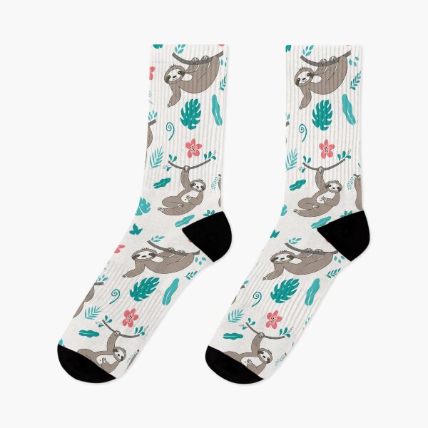 Item preview, Lazy Sloths on White Background designed and sold by anantb.