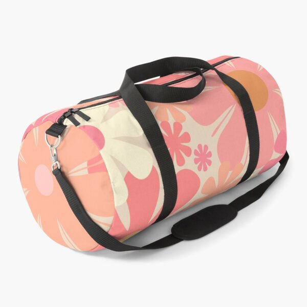 Item preview, Blush Pink Retro 60s 70s Flowers - Vintage Style Pastel Floral Pattern designed and sold by kierkegaard.