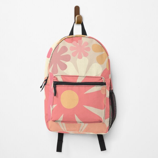 Item preview, Blush Pink Retro 60s 70s Flowers - Vintage Style Pastel Floral Pattern designed and sold by kierkegaard.