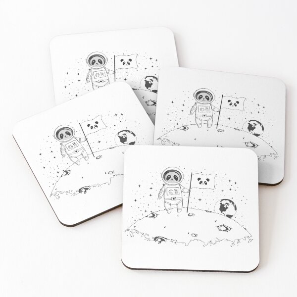 Item preview, Panda Moon Landing designed and sold by ttttee.