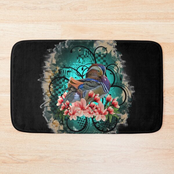 Item preview, mandarin duck with magnolia flowers designed and sold by koalas1414.