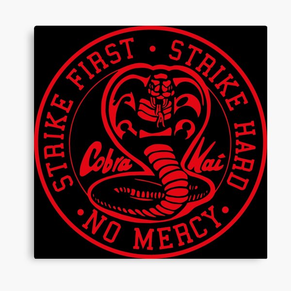 &ldquo;Cobra Kai Red Logo&rdquo; Canvas Print for Sale by DZShirts | Redbubble
