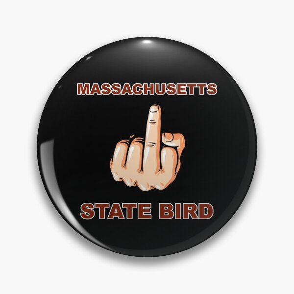 Item preview, Massachusetts State Bird Middle Finger Funny Meme designed and sold by Draculaura2009.