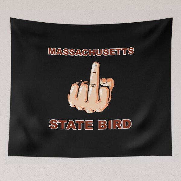 Item preview, Massachusetts State Bird Middle Finger Funny Meme designed and sold by Draculaura2009.