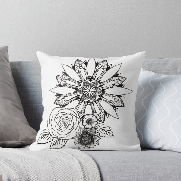 Item preview, Flower Doodle Rose Print designed and sold by NotesFromAlex.