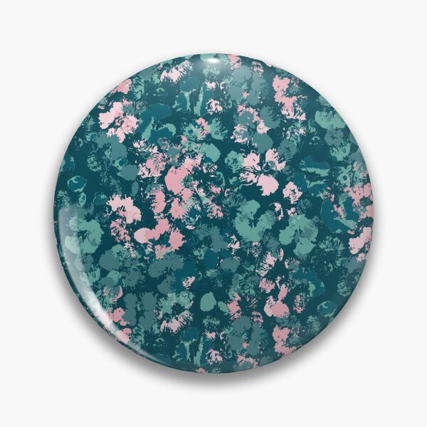 Item preview, Pink and Teal Splashed Flowers designed and sold by Carolina Diaz.