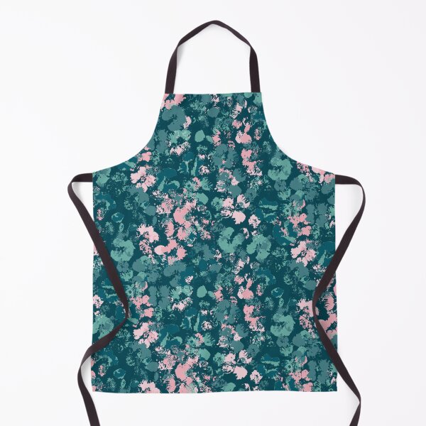 Item preview, Pink and Teal Splashed Flowers designed and sold by Carolina Diaz.