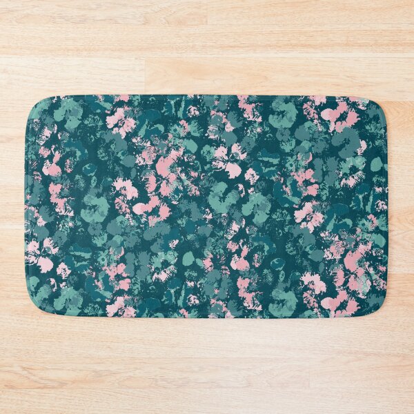 Item preview, Pink and Teal Splashed Flowers designed and sold by Carolina Diaz.