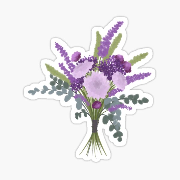 Blackraspberry Bouquet Sticker
