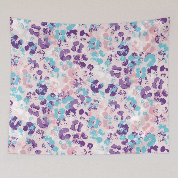 Item preview, Pastel Splashed Flowers designed and sold by Carolina Diaz.